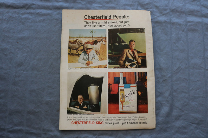 1964 DEC SPORTS AFIELD MAGAZINE - CHALLENGE OF THE MOUNTAINS COVER - SP 5367G