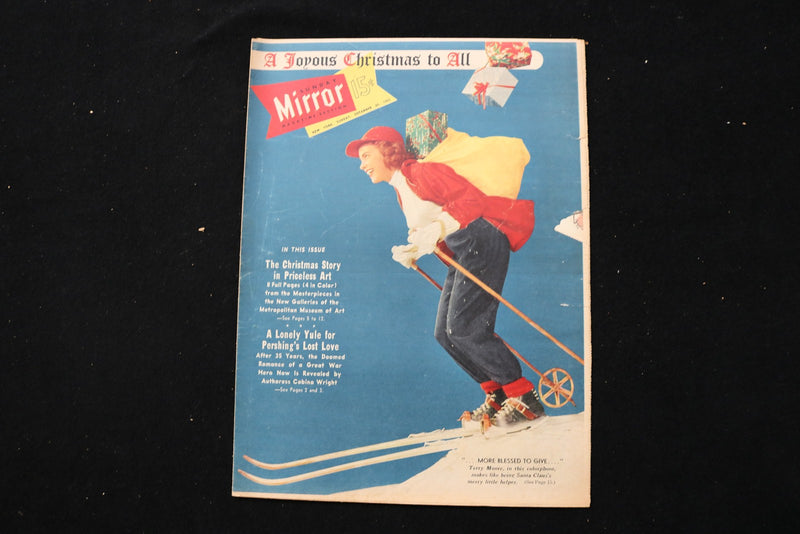 1953 DECEMBER 20 SUNDAY MIRROR MAGAZINE - TERRY MOORE COVER - E 26276