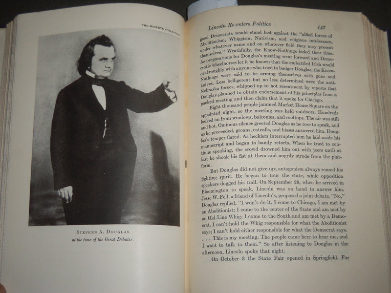 1952 ABRAHAM LINCOLN BY BENJAMIN P. THOMAS HARDCOVER BOOK - KD 4421