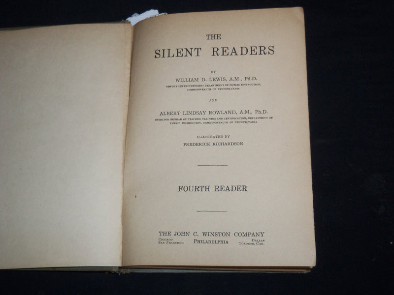 1920-1927 THE SILENT READERS LEWIS AND ROWLAND LOT OF 2 - KD 4351AB