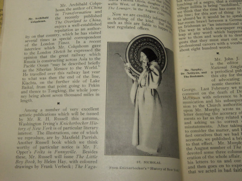 1900 SEPTEMBER THE BOOKMAN MAGAZINE - MAXFIELD PARRISH - ST 5499
