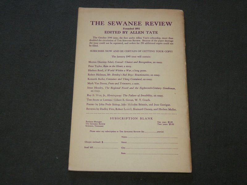 1945 WINTER ACCENT QUARTERLY - FIRE RAID BY DYLAN THOMAS - J 6168