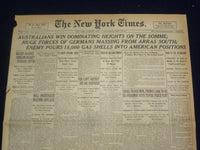 1918 MAY 7 NEW YORK TIMES - AUSTRALIANS WIN ON THE SOMME - NT 8174