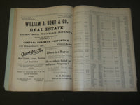 1905-1908 CHICAGO CENTRAL BUSINESS PROPERTY BOOK - SALES - LEASE - J 3670