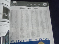 1998 OCTOBER 31 FOOTBALL PROGRAM - NOTRE DAME VS BAYLOR UNIVERSITY - SP 1213J