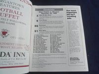 1986 SEP 20 FOOTBALL PROGRAM - WEST VIRGINIA UNIV VS UNIV MARYLAND - SP 4686R