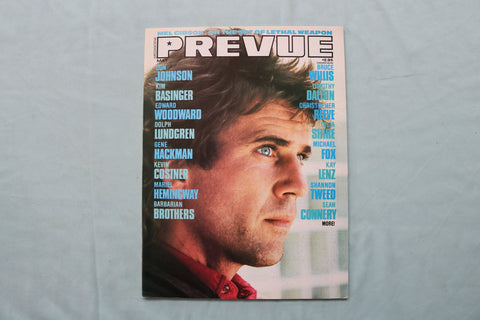 1987 MAY-JULY PREVUE MAGAZINE - MEL GIBON COVER - E 19769