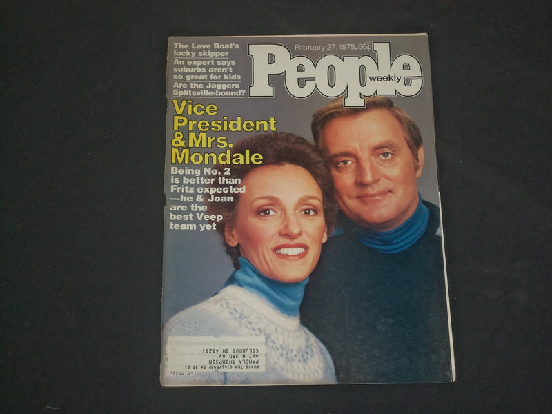 1978 FEBRUARY 27 PEOPLE MAGAZINE - WALTER & JOAN MONDALE - B 4842