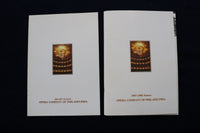 1982-1990 OPERA COMPANY OF PHILADELPHIA PROGRAMS - LOT OF 6 - O 3322