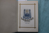 1929 BY-LAWS OF LEDGE NO. 43 HARDCOVER BOOK - LANCASTER, PENNSYLVANIA - K 3341