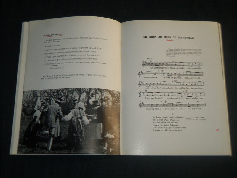 1950 25 DANSES NORMANDES FRENCH BOOK BY JEANNE MESSAGER - NICE PHOTOS - KD 5716
