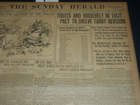 1907 JULY 21 THE BOSTON HERALD TWISTS & ROOSEVELT SHELVE TARIFF REVISION- BH 255