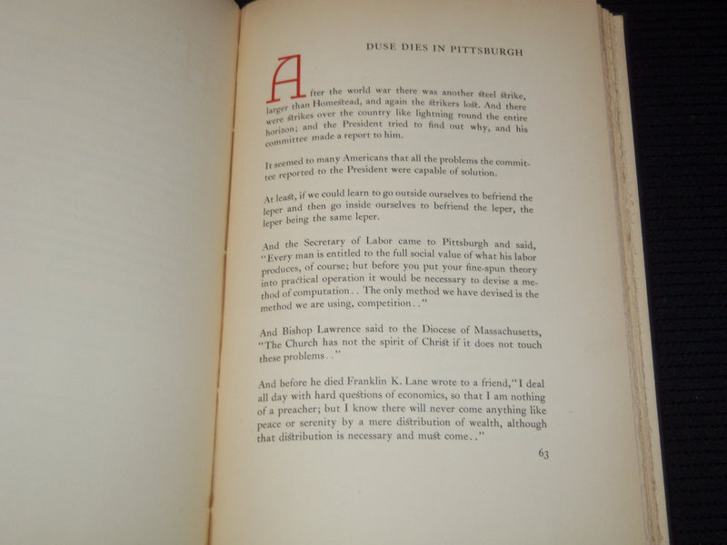1935 PITTSBURGH MEMORANDA BOOK SIGNED BY HANIEL LONG - LIMITED - KD 4583H