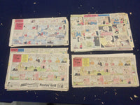 1942-1945 TINY TIM SUNDAY COLOR COMICS - LOT OF 68 - NP 5197