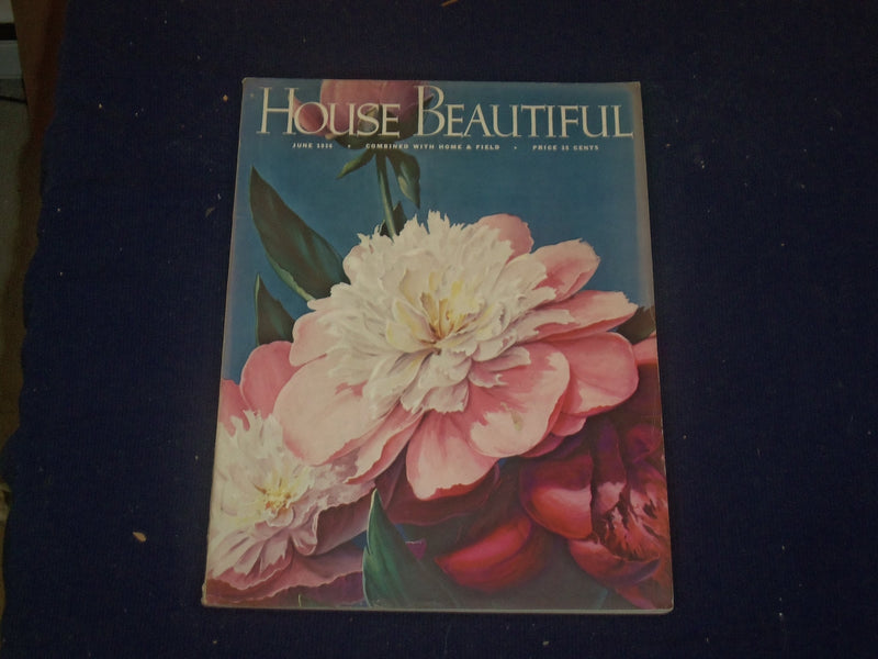 1936 JUNE HOUSE BEAUTIFUL MAGAZINE - GREAT PHOTOS & ADS - B 748