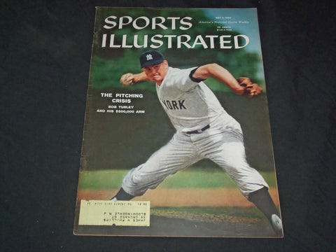 1959 MAY 4 SPORTS ILLUSTRATED MAGAZINE- BOB TURLEY AND HIS $500,000 ARM -SP 8925