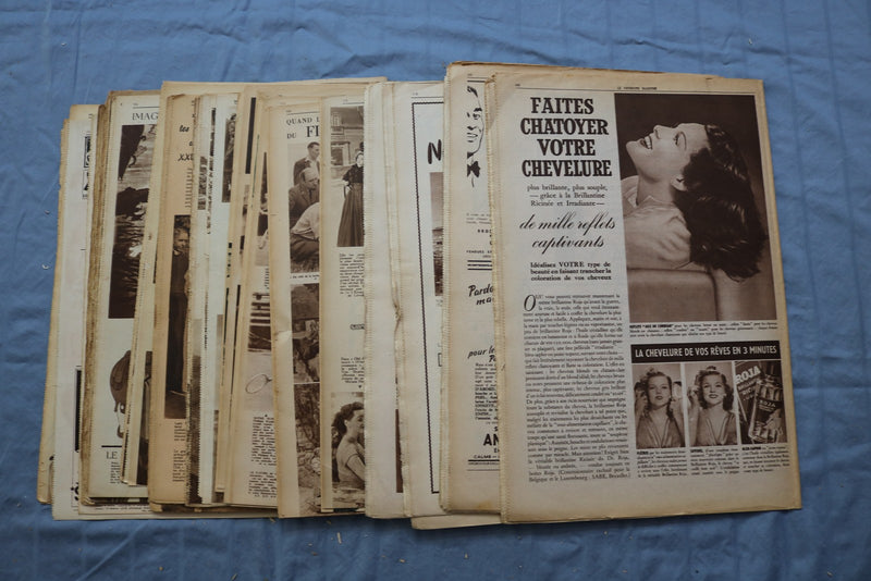1945-1947 LE PATRIOTE ILLUSTRE MAGAZINE - FRENCH - LOT OF 24 - O 3850
