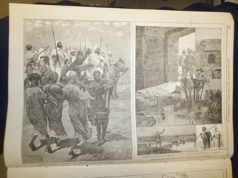 1887 SEPTEMBER 12 THE DAILY GRAPHIC NEWSPAPER - ON THE FENCE - NT 7668