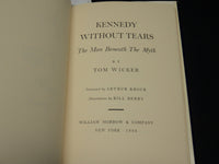 1964 KENNEDY WITHOUT TEARS HARDCOVER BOOK INSCRIBED BY TOM WICKER - D 522