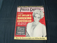 1966 JANUARY THE NATIONAL POLICE GAZETTE MAGAZINE - ELIZABETH TAYLOR - B 5729