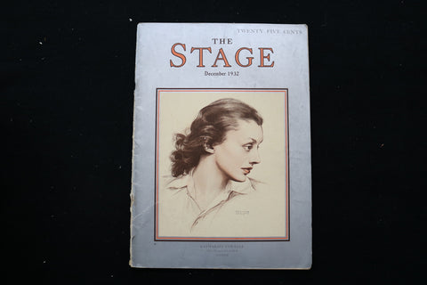 1932 DECEMBER STAGE MAGAZINE - KATHARINE CORNELL IN 