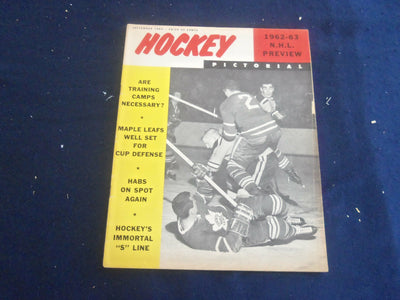 1962 SEPTEMBER HOCKEY PICTORIAL MAGAZINE - 1962-63 NHL PREVIEW - ST 200O