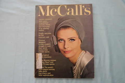 1965 NOVEMBER MCCALL'S MAGAZINE - ANGELA HOWARD COVER - E 26541