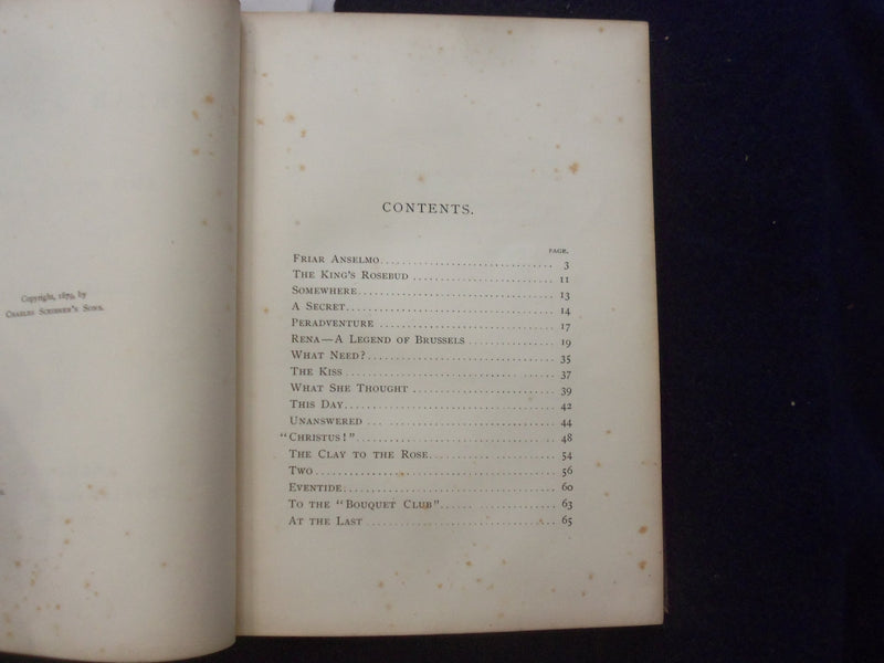 1979 FRIAR ANSELMO AND OTHER POEMS HARDCOVER BOOK BY JULIA D.R. DORR - KD 8480