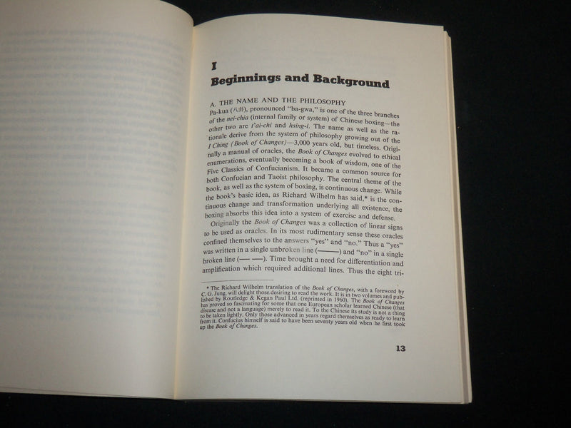 1982 PA-KUA CHINESE BOXING FOR FITNESS AND SELF DEFENSE SOFTCOVER BOOK - KD 6619