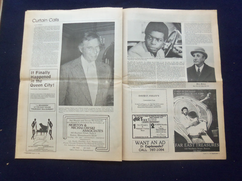 1980 AUGUST 13 ESPLANADE NEWSPAPER - SUMMER MADNESS-ARTIST OF THE MONTH- NP 6834