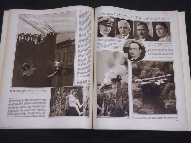 1927 JANUARY 22 DIE WOCHE GERMAN MAGAZINE - NICE ILLUSTRATED COVER - ST 4313