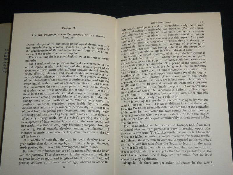 1959 ABERRATIONS OF SEXUAL LIFE HARDCOVER BOOK BY DR. KRAFFT-EBING - KD 7206