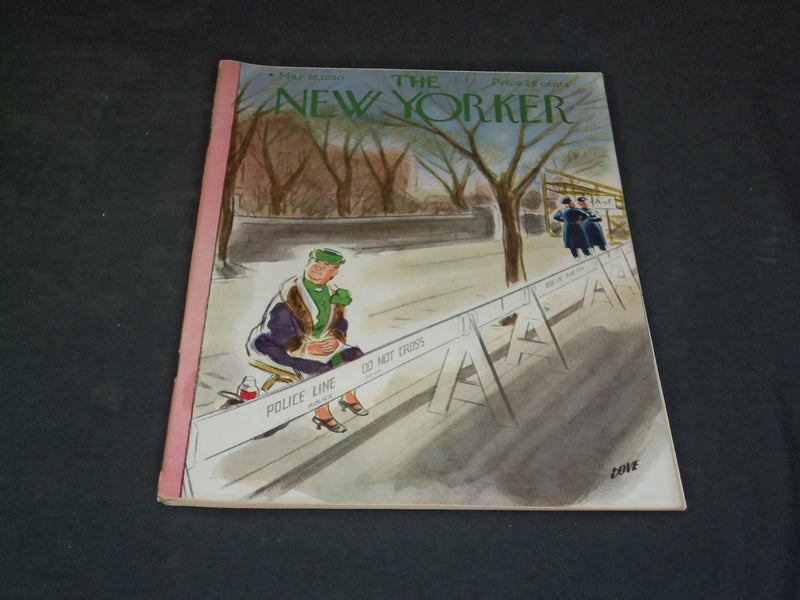 1950 MARCH 18 THE NEW YORKER MAGAZINE - ILLUSTRATED COVER - NY 357