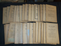 1900-1919 LE GLOBE JOURNAL GEOGRAPHIQUE-BULLETIN & MEMOIRES- LOT OF 52-WR 1199 K
