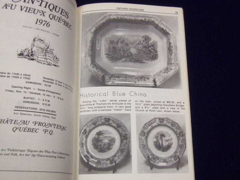 1975-1977 ONTARIO SHOWCASE MAGAZINE FOR ANTIQUE COLLECTORS LOT OF 7 - II 6153