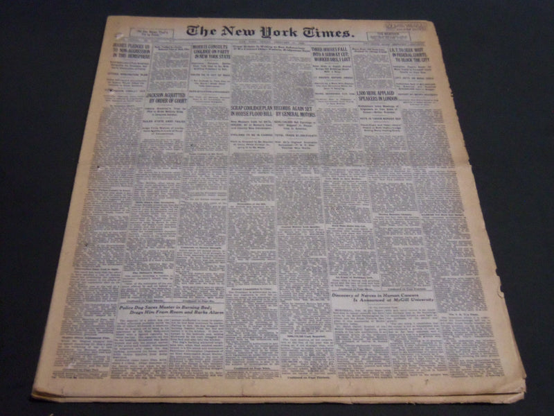 1928 FEBRUARY 17 NEW YORK TIMES - EDDIE FOY DIES SUDDENLY ON TOUR - NT 7123