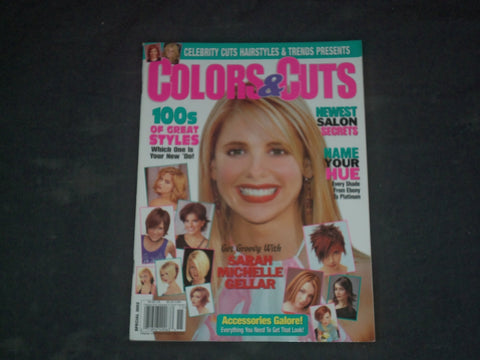 2002 COLORS & CUTS MAGAZINE - SARAH MICHELLE GELLAR COVER - B 571
