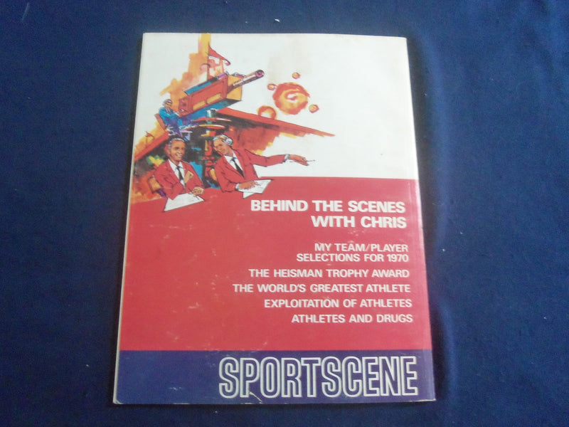 1970 CHRIS SCHENKEL'S SPORTSCENE MAGAZINE - FOOTBALL '70- SP 6481C