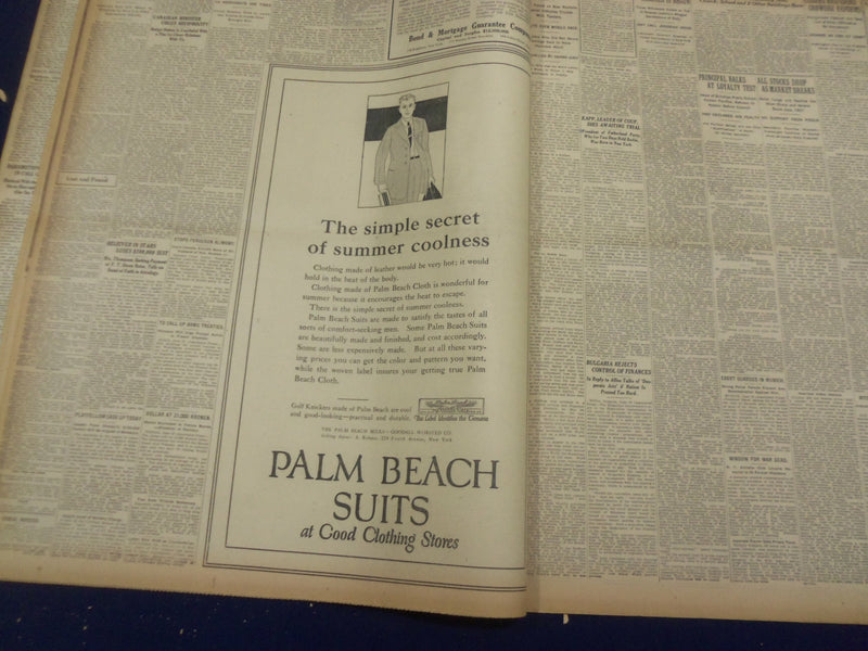 1922 JUNE 13 NEW YORK TIMES - AMERICANS WIN FOR EX-KAISER'S BOOK - NT 8399