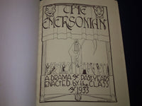 1931-1932 EMERSONIAN EMERSON COLLEGE YEARBOOK LOT OF 2 - BOSTON MA - YB 862