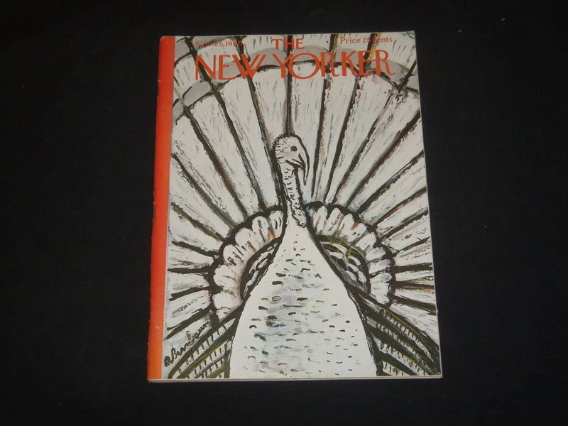 1960 NOVEMBER 26 THE NEW YORKER MAGAZINE - ILLUSTRATED COVER - NY 745