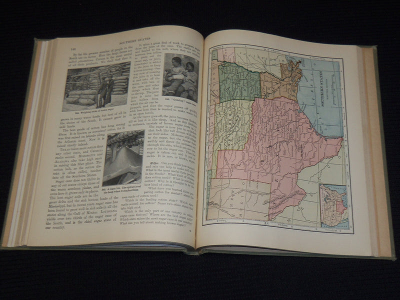 1920 NEW GEOGRAPHY BOOK ONE BY ALEXIS EVERETT FRYE - NICE PRINTS - KD 2951G