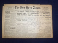 1944 JUNE 3 NEW YORK TIMES - AIR FORCE LINKS RUSSIA, WITH BASES THERE - NP 6558