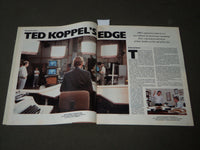 1988 AUGUST 14 NEW YORK TIMES MAGAZINE SECTION - TED KOPPEL COVER - J 3099