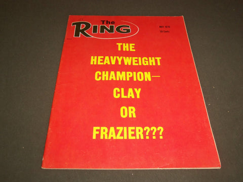 1970 MAY THE RING MAGAZINE - THE HEAVYWEIGHT CHAMPION: CLAY OR FRAZIER?- SP 5304