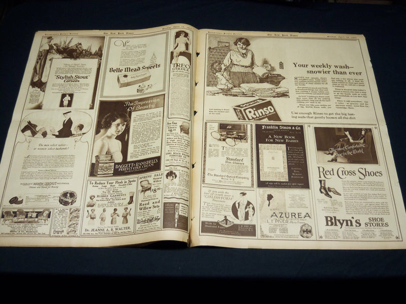 1922 APRIL 16 NEW YORK TIMES PICTURE SECTION - THE LEVIATHAN - PHOTOS - NT 8855