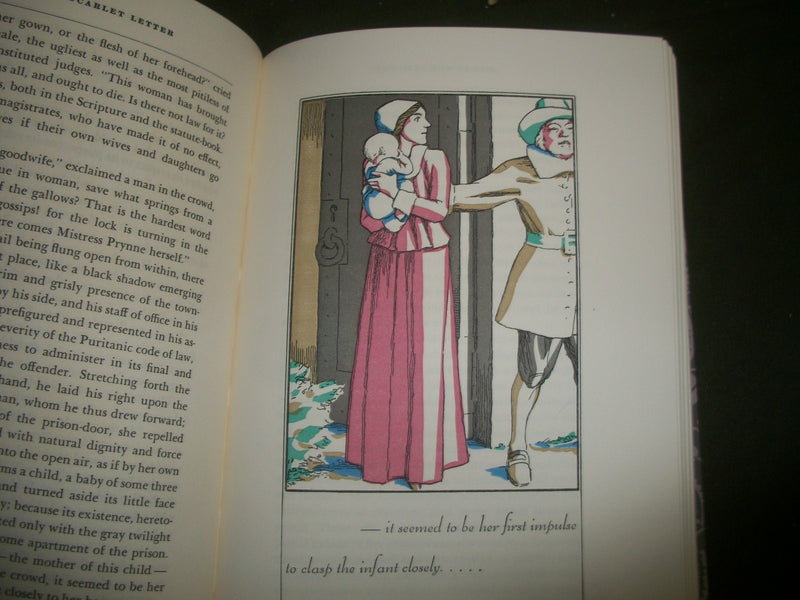 1946 SCARLET LETTER BOOK BY NATHANIEL HAWTHRONE WITH SLIP CASE - KD 596