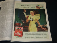 1938 OCTOBER LADIES HOME JOURNAL MAGAZINE - NICE COVER - COCA-COLA AD - F 330