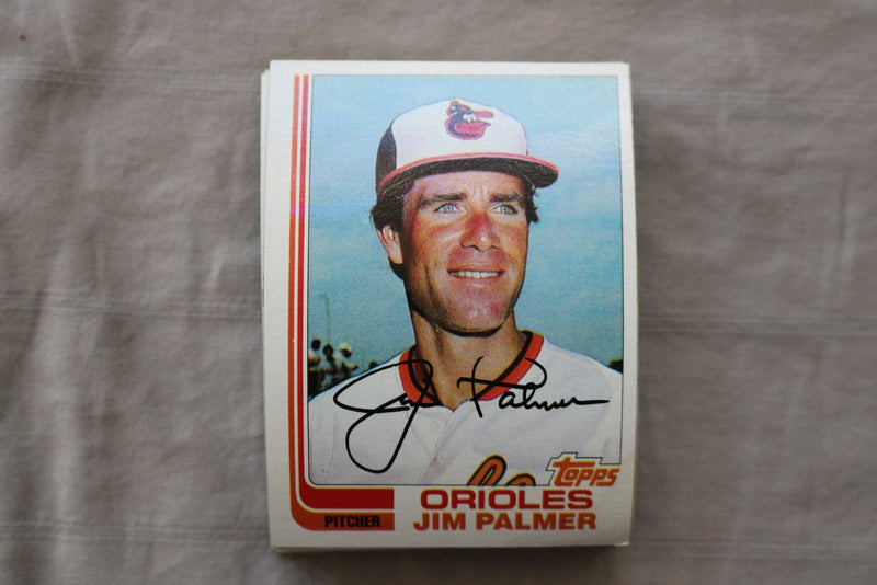 JIM PALMER 1982 TOPPS BASEBALL CARDS - CARD #80 - NM-MT - LOT OF 27 - #72