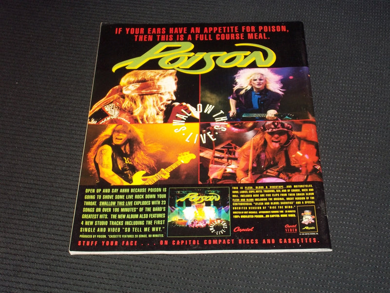 1992 FEBRUARY RIP MAGAZINE - SEBASTIAN BACH FRONT COVER - E 7645